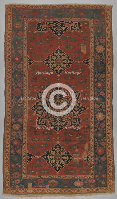 Star Ushak Carpet, Western Turkey, probably 17th century. Creator: Unknown.