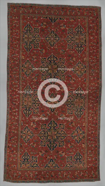 Star Ushak' Carpet, Turkey, late 15th century. Creator: Unknown.