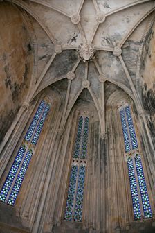 Star vault, Monastery of Batalha, Batalha, Portugal, 2009. Creator: Samuel Magal