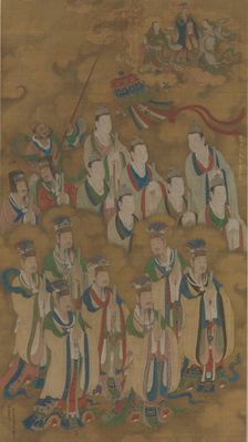 Star deities of the northern and central dippers, dated 1454. Creator: Unknown