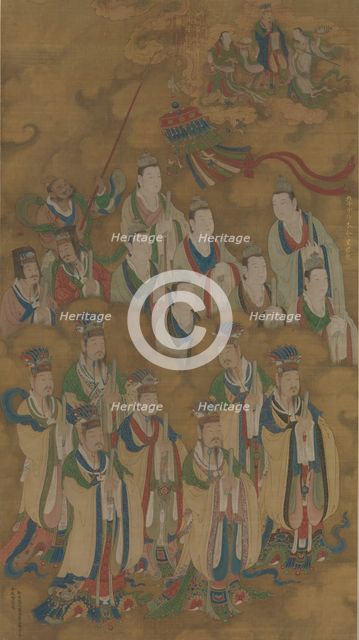 Star deities of the northern and central dippers, dated 1454. Creator: Unknown.