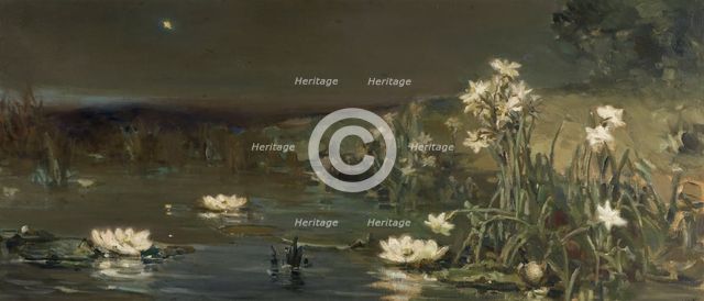 Star in the Night. Artist: Kotarbinsky, Vasilii (Wilhelm) Alexandrovich (1849-1921)