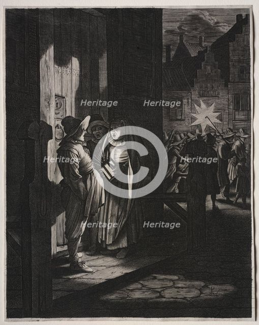 Star of Kings, A Night Piece, 1630. Creator: Jan van de Velde (Dutch, 1620-1662).