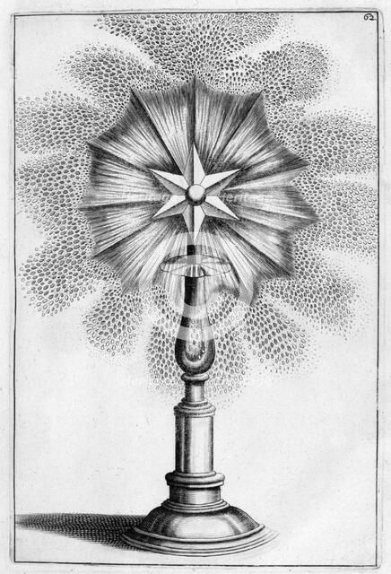 Star ornamental fountain design, 1664. Artist: Georg Andreas Bockler