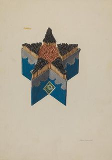 Star Shaped Match Box, 1938. Creator: Alfonso Moreno