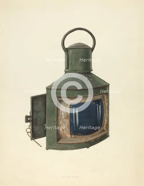 Starboard Light, 1935/1942. Creator: Eugene Bartz.