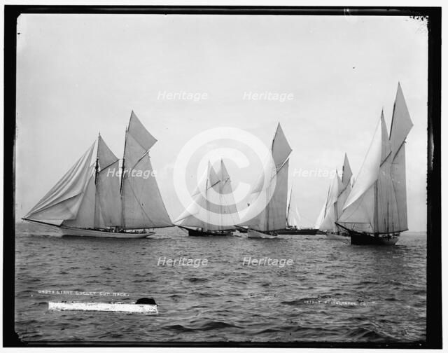 Start, Goelet Cup Race, 1887 Aug 5. Creator: Unknown.