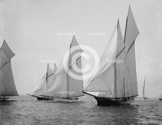 Start, Goelet Cup Race, August 5, 1887, 1887 Aug 5. Creator: Unknown.