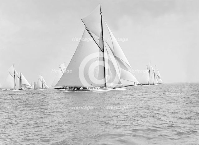 Start for the King's Cup yacht race. Creator: Kirk & Sons of Cowes.