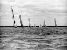 Start for the King's Cup yacht race, 1913. Creator: Kirk & Sons of Cowes
