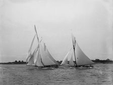 Start, forty footers, August 18, 1890, 1890 August 18. Creator: Unknown