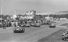 Start of 1959 Tourist Trophy race at Goodwood. Creator: Unknown