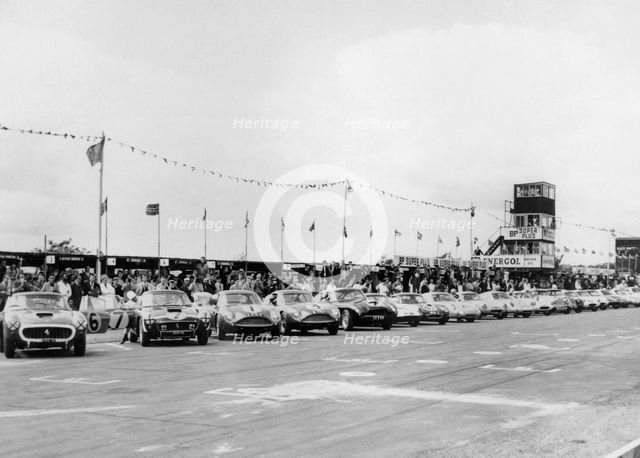 Start of 1961 Tourist Trophy race at Goodwood. Creator: Unknown.