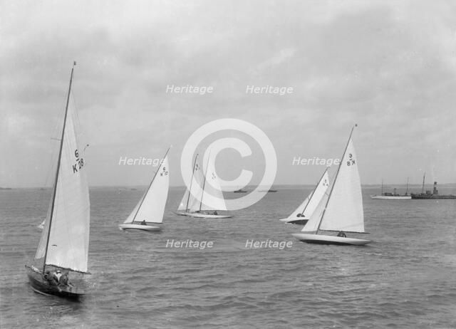 Start of 6 Metres race, 1925. Creator: Kirk & Sons of Cowes.