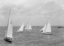 Start of 6 Metres race, 1925. Creator: Kirk & Sons of Cowes