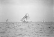 Start of Cowes to Weymouth Race, August 1911. Creator: Kirk & Sons of Cowes
