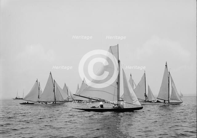 Start of half-raters, 1899 June 22. Creator: John S Johnston.