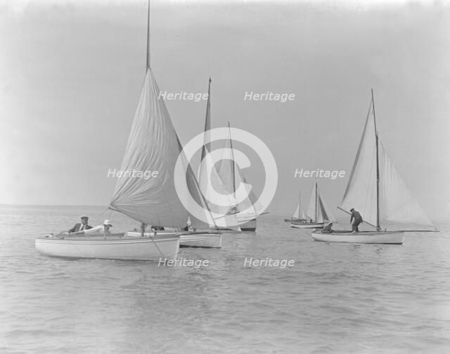 Start of race at East Cowes Sailing Club, July 1921. Creator: Kirk & Sons of Cowes.
