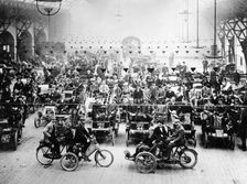 Start of the 1000 Mile Trial, (c1900s?)