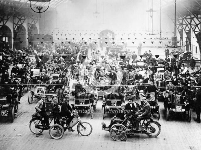 Start of the 1000 Mile Trial, (c1900s?). Artist: Unknown