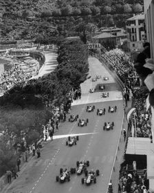 Start of the Monaco Grand Prix, 1964