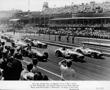 Start of the British Grand Prix, Aintree, Liverpool, 1955