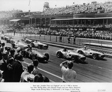 Start of the British Grand Prix, Aintree, Liverpool, 1955
