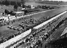 Start of the Italian Grand Prix, Monza, early 1950s