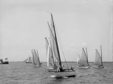 Start, Larchmont, 1896 July 25. Creator: John S Johnston