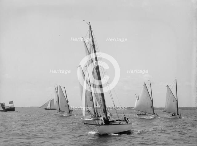 Start, Larchmont, 1896 July 25. Creator: John S Johnston.