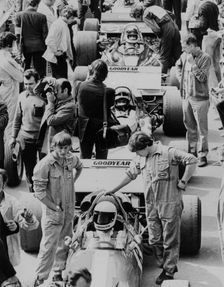 Starting Grid, British Grand Prix, Silverstone, Northamptonshire, 1971
