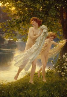 Startled, 1892. Creator: Frank Dicksee