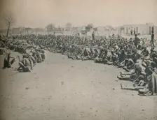 Starving Natives coming in for Government Relief at Bulawayo c1900. Creator: Unknown