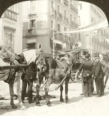 State Coach, Calle Mayor, Madrid.Artist: Excelsior Stereoscopic Tours