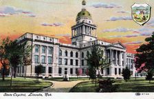 State Capital, Lincoln, Nebraska, 1919