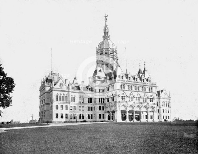 State Capitol, Hartford, Connecticut, USA, c1900.  Creator: Unknown.