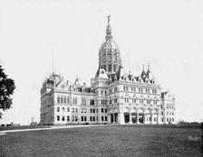 State Capitol, Hartford, Connecticut, USA, c1900. Creator: Unknown