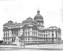 State Capitol, Indianapolis, Indiana, USA, c1900. Creator: Unknown