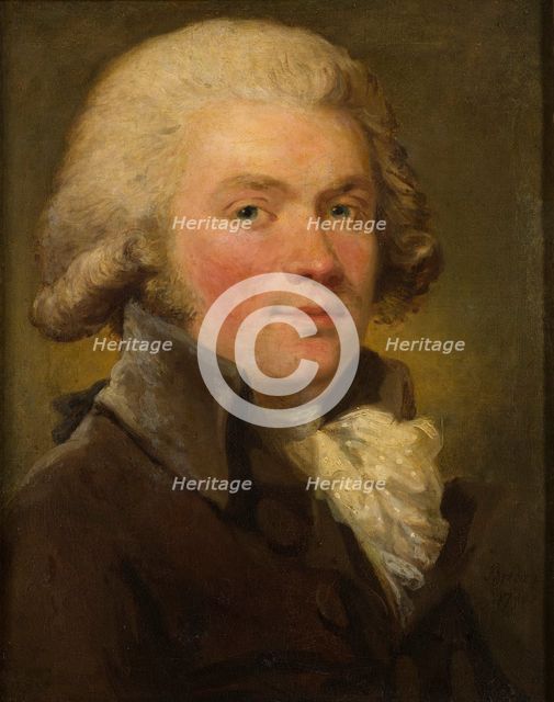 State Antiquarian Georg Frans Tihleman, 1790. Creator: Carl Fredrik von Breda.