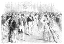 State Ball at the Tuileries: presentations to the Emperor and Empress before the Ball, 1869. Creator: Unknown