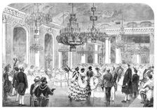 State Ball at Stockholm - from a sketch by our special artist, 1860. Creator: Unknown