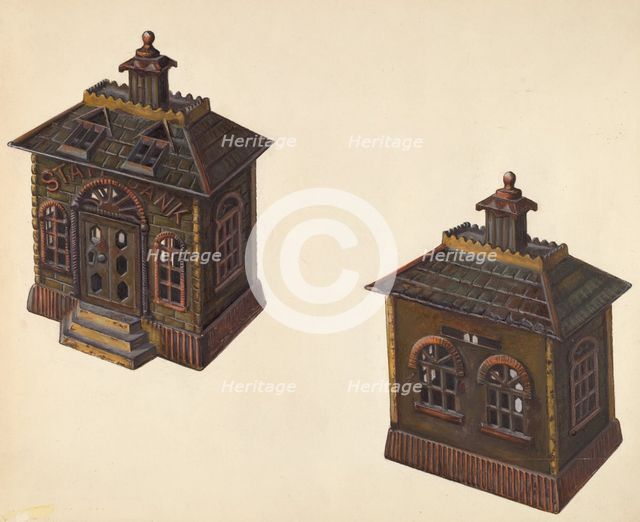 State Bank #2, c. 1939. Creator: Clementine Fossek.