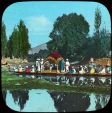 State barge on the Apple Tree Canal, India, late 19th or early 20th century