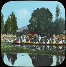 State barge on the Apple Tree Canal, India, late 19th or early 20th century