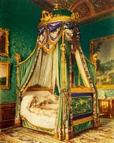 State Bedstead by Georges Jacob 1938. Creator: Unknown