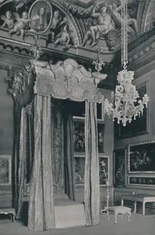 State Bedstead made for George, Prince of Wales 1927. Artists: Edward F Strange, Unknown