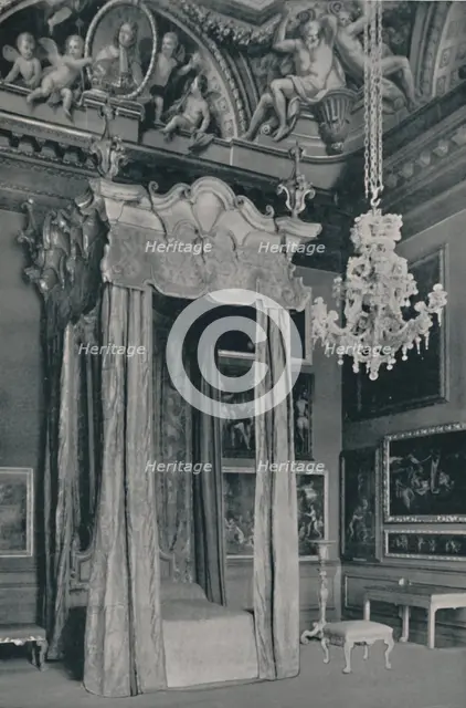 'State Bedstead made for George, Prince of Wales', 1927. Artists: Edward F Strange, Unknown.