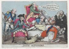 State Butchers, January 28, 1789., January 28, 1789. Creator: Thomas Rowlandson