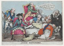 State Butchers, January 28, 1789., January 28, 1789. Creator: Thomas Rowlandson