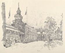 State Buildings, 1912. Creator: Joseph Pennell
